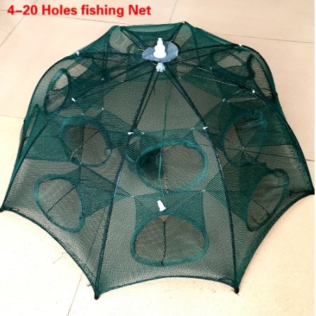 Strengthened 4-20 Holes Fishing Net