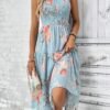 2130a863-5765-4923-9b5c-023ecbaf6af5.jpg Floral Print Layered Hem Dress Maxi