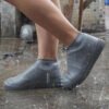 Rainproof silicone shoe cover
