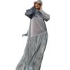 Muslim  Satin Stitching Fashion Dress