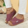 79144a10-489c-4423-bad8-dc5cc5ca6985.jpg Summer Wedge Slides Slippers