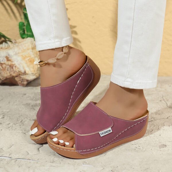 79144a10-489c-4423-bad8-dc5cc5ca6985.jpg Summer Wedge Slides Slippers