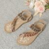 Flowers Flat Beach Shoes For Women