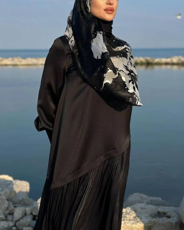 Muslim  Satin Stitching Fashion Dress