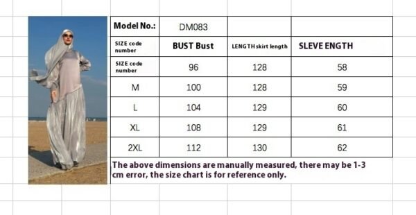 Muslim  Satin Stitching Fashion Dress