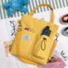 Students Handbag With Pockets
